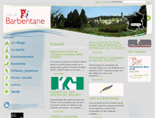 Tablet Screenshot of barbentane.fr
